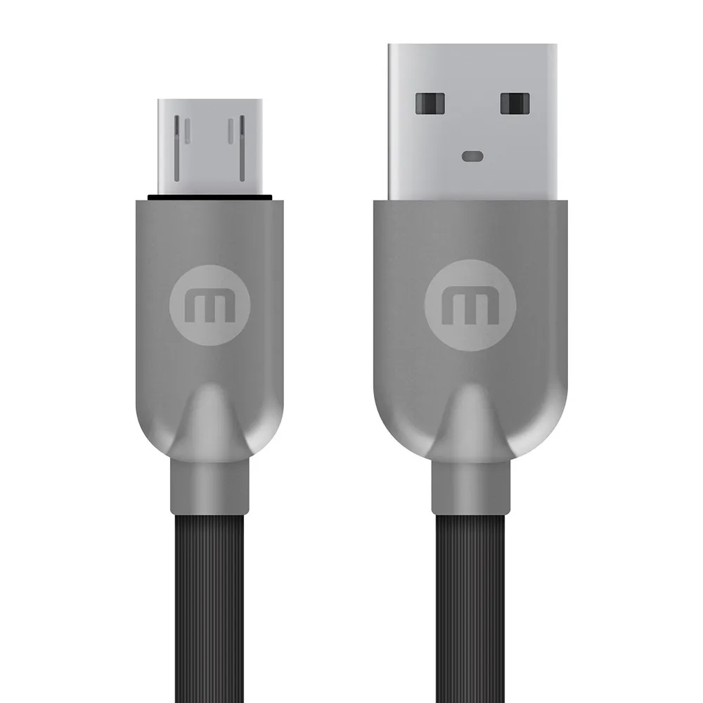 CABLE MOBO CAUCHO NEGRO MICRO 2M