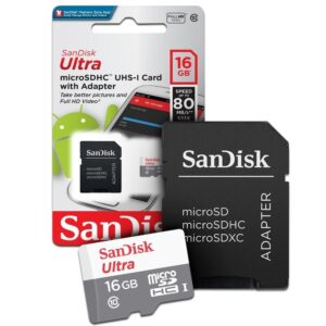 MEMORY 16GB SANDISK ULTRA MICRO SD