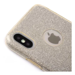 TPU MOBO IPHONE X SHINNY ROSE GOLD