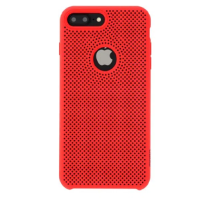 TPU MOBO IPHONE 8 PLUS GRID ROJO