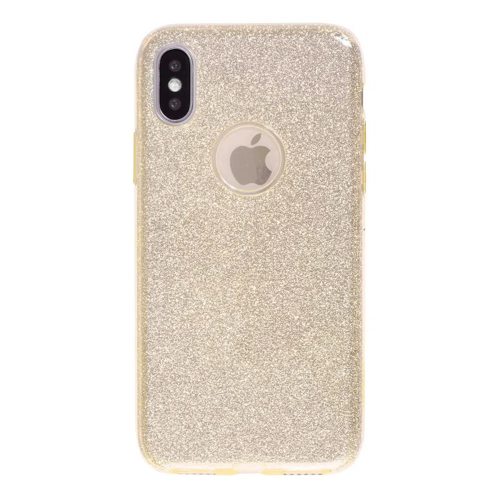 TPU MOBO IPHONE XS MAX SHINNY GOLD - Imagen 3
