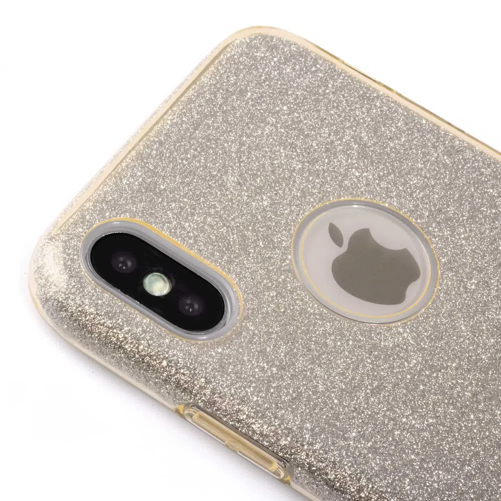 TPU MOBO IPHONE XS MAX SHINNY GOLD