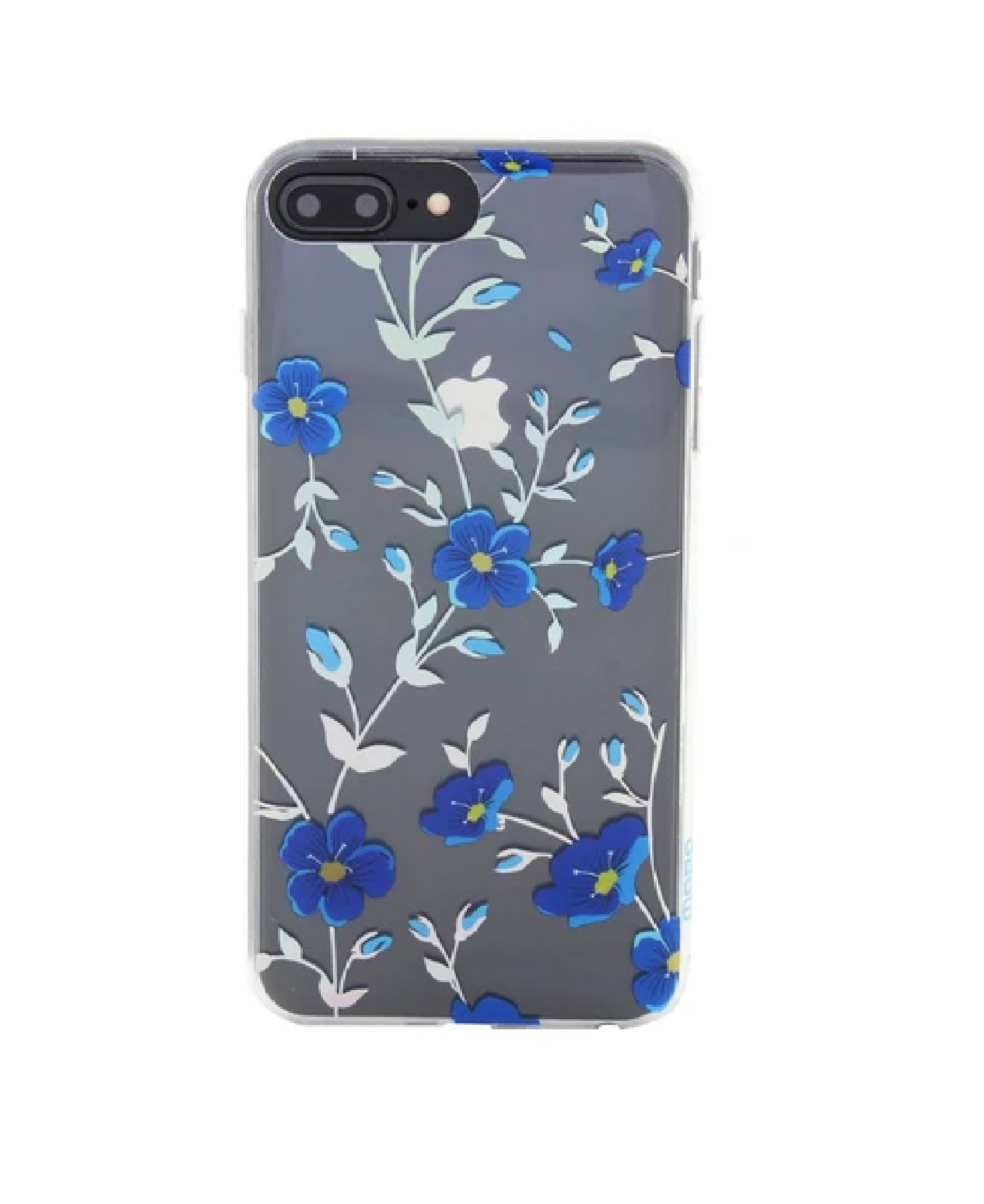 TPU MOBO IPHONE 8 PLUS FLORA TRANS/AZUL