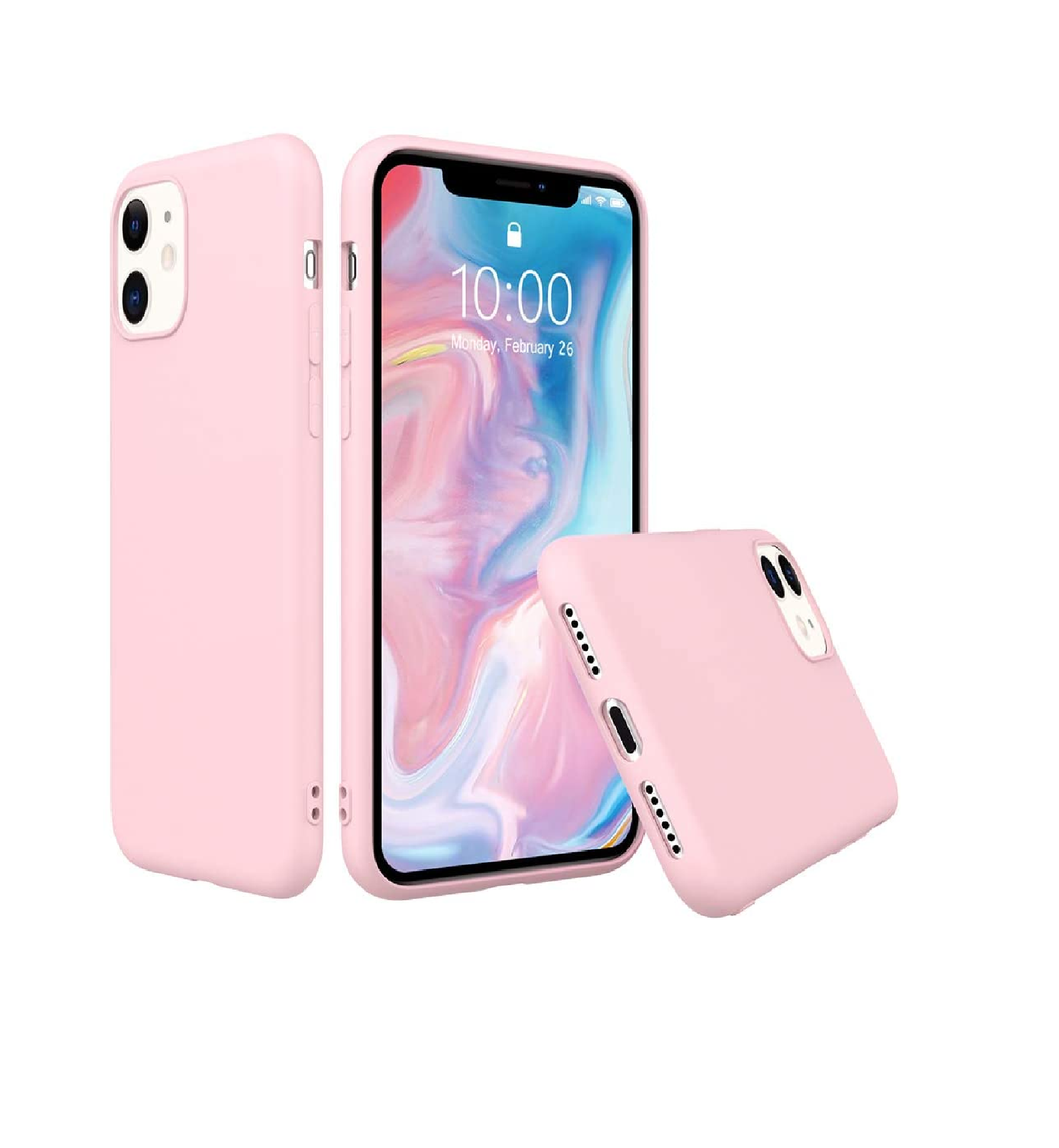 TPU SILICONE IPHONE 11 ROSA