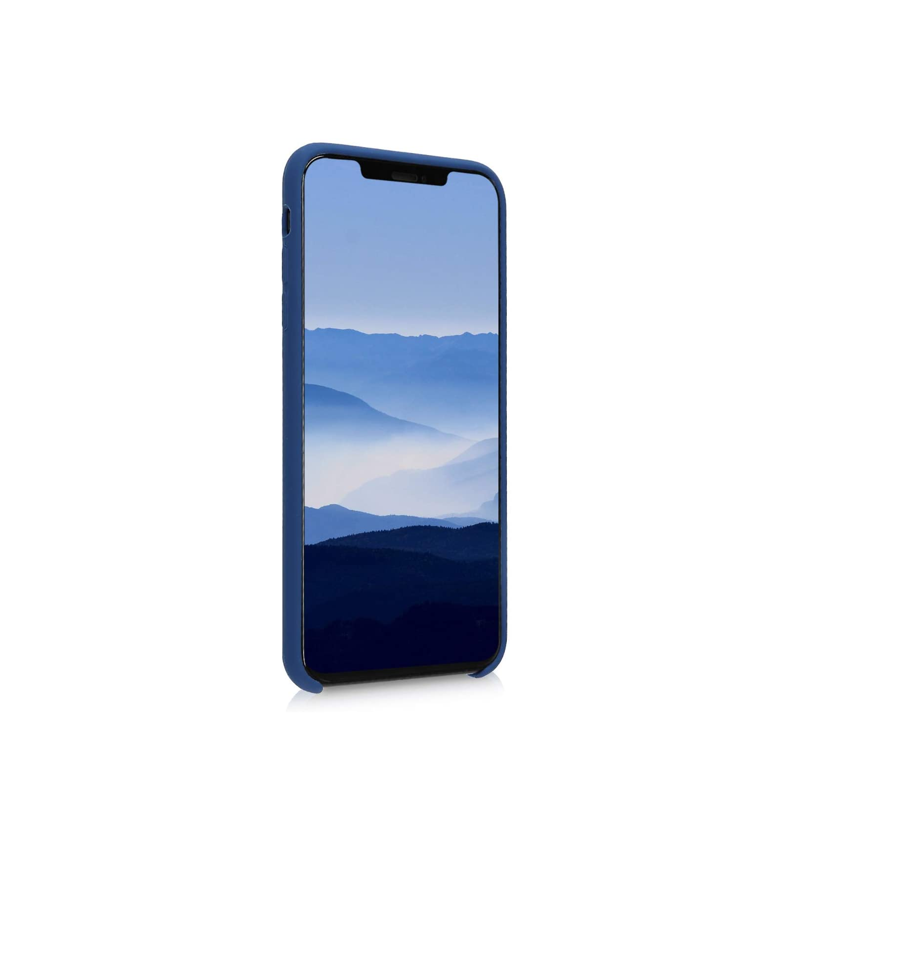 TPU SILICONE IPHONE XS AZUL - Imagen 2