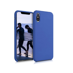 TPU SILICONE IPHONE XS AZUL