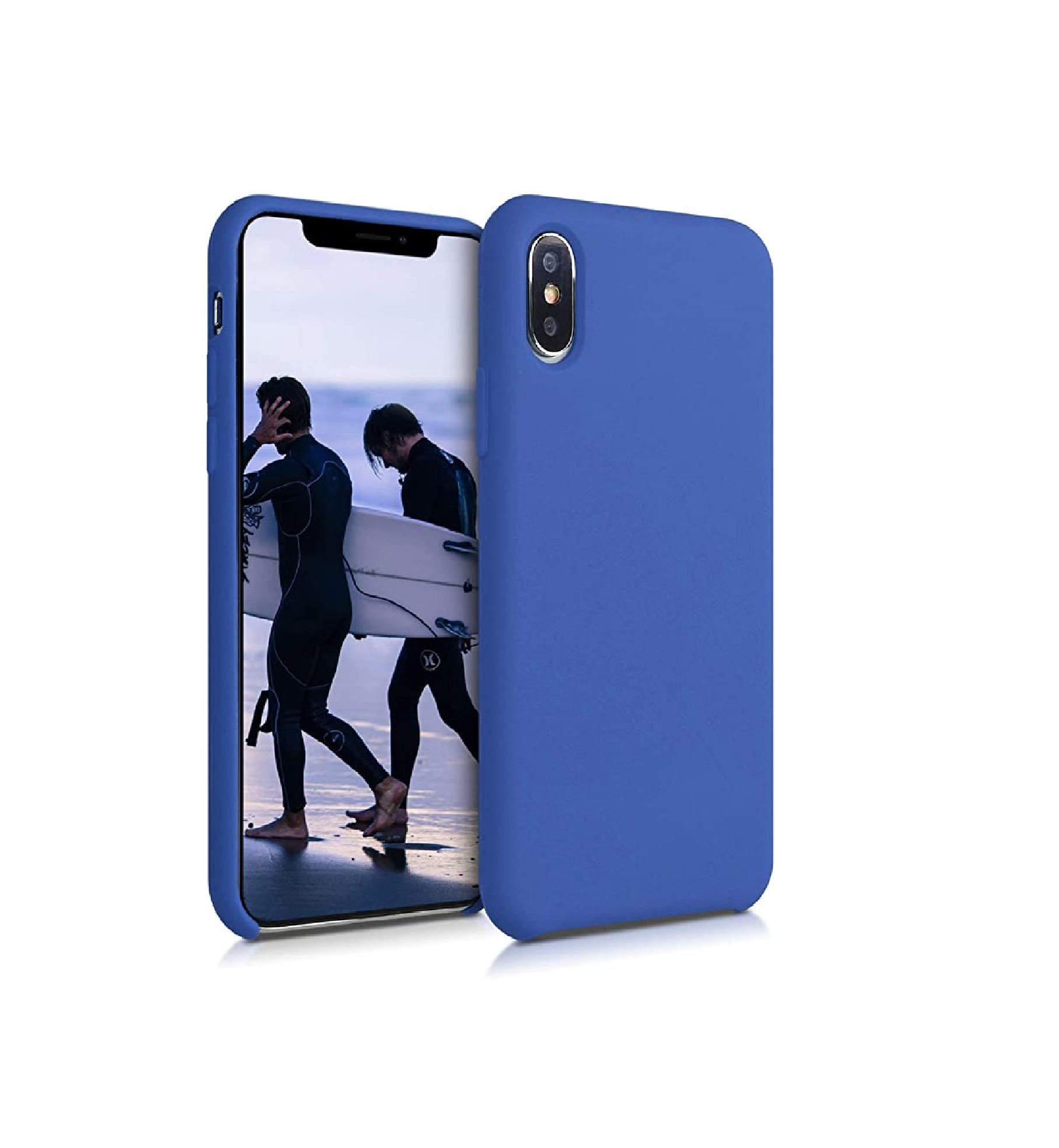 TPU SILICONE IPHONE XS AZUL