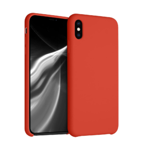 TPU SILICONE IPHONE XS ROJO