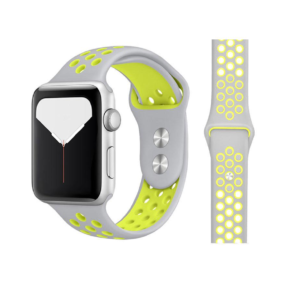 MALLA RELOJ 38/40/41 AIREADO GRIS/VERDE LIM