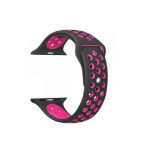 MALLA RELOJ 42/44/45 AIREADO NEGRO/FUXIA