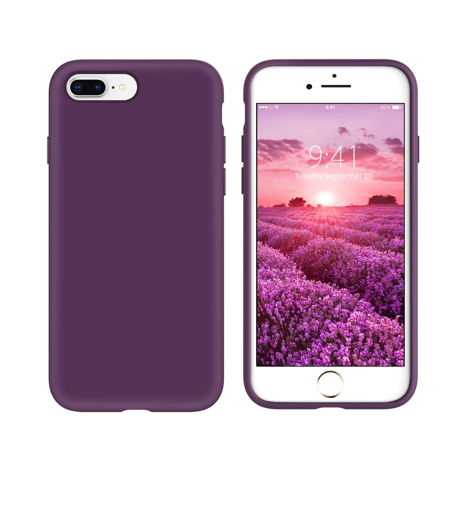 TPU SILICONE IPHONE 8 PLUS LILA