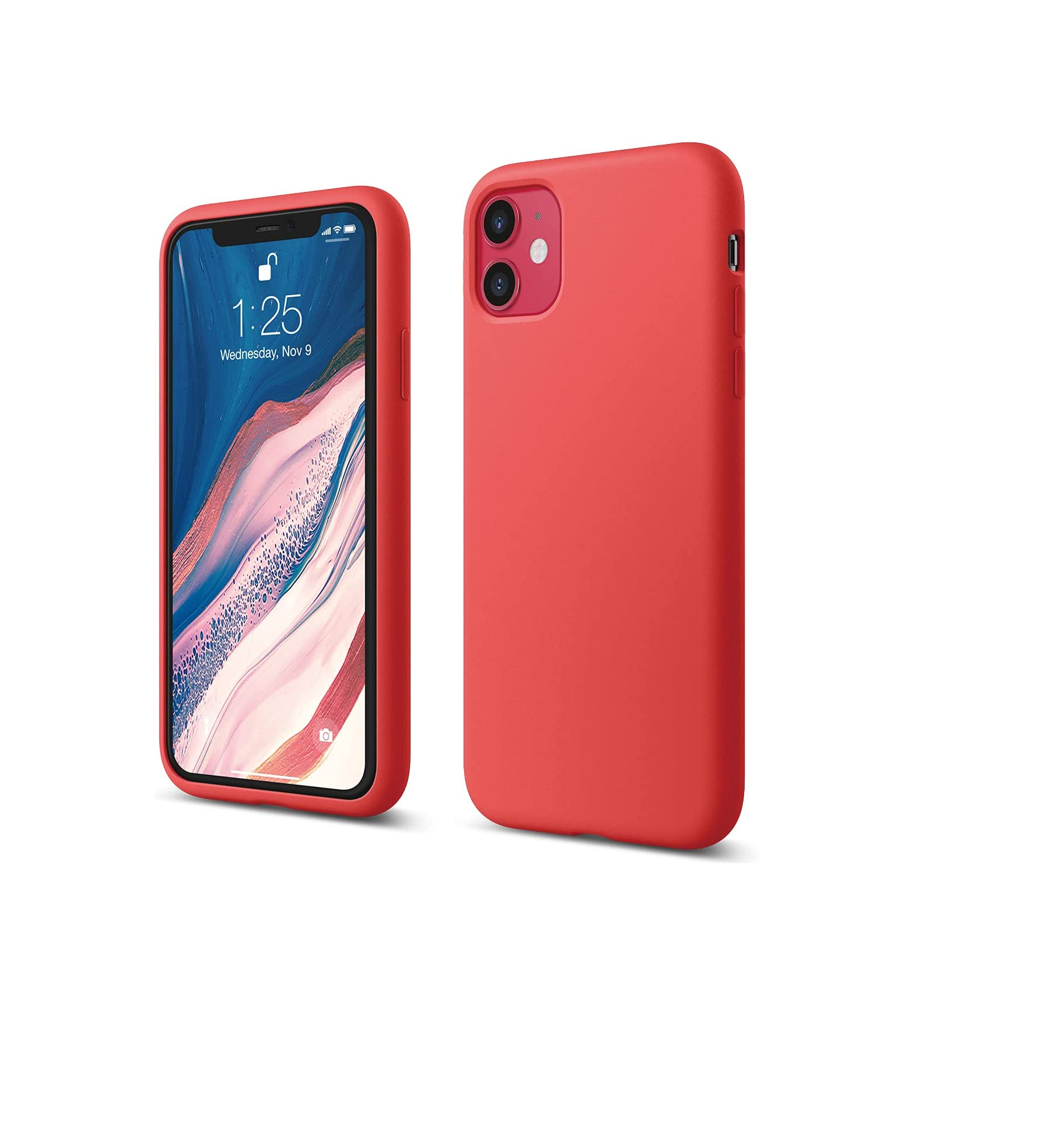 TPU SILICONE IPHONE 12 MINI ROJO 5.4
