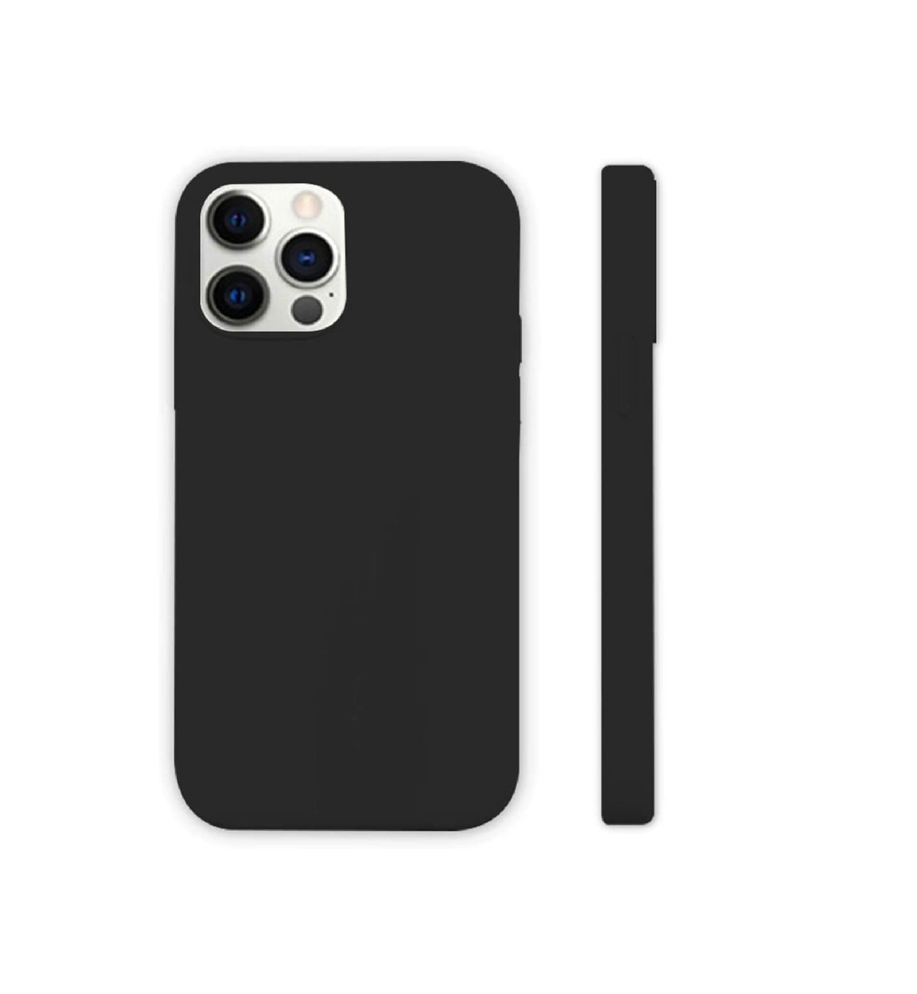 TPU SILICONE IPHONE 12 PRO MAX NEGRO 6.7 - Imagen 2