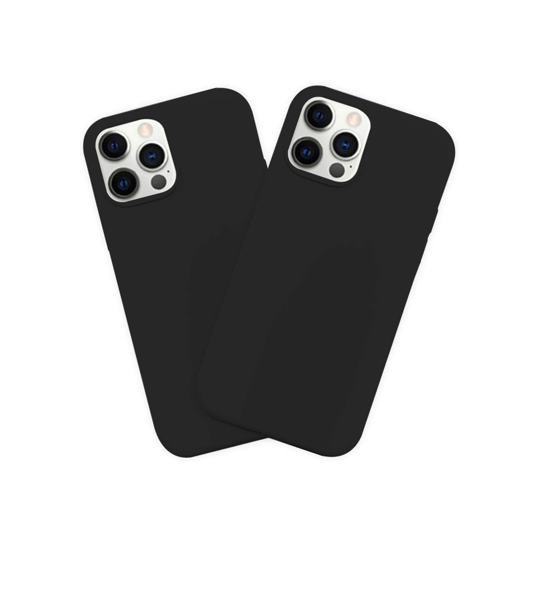 TPU SILICONE IPHONE 12 PRO MAX NEGRO 6.7 - Imagen 3