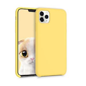 TPU SILICONE IPHONE 12 PRO MAX AMARILLO 6.7