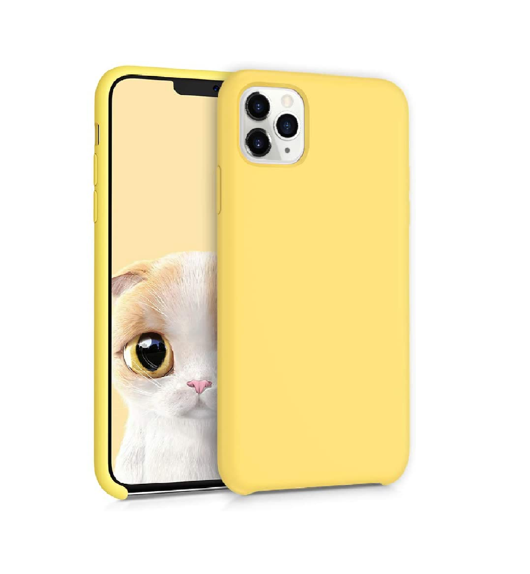 TPU SILICONE IPHONE 12 PRO MAX AMARILLO 6.7