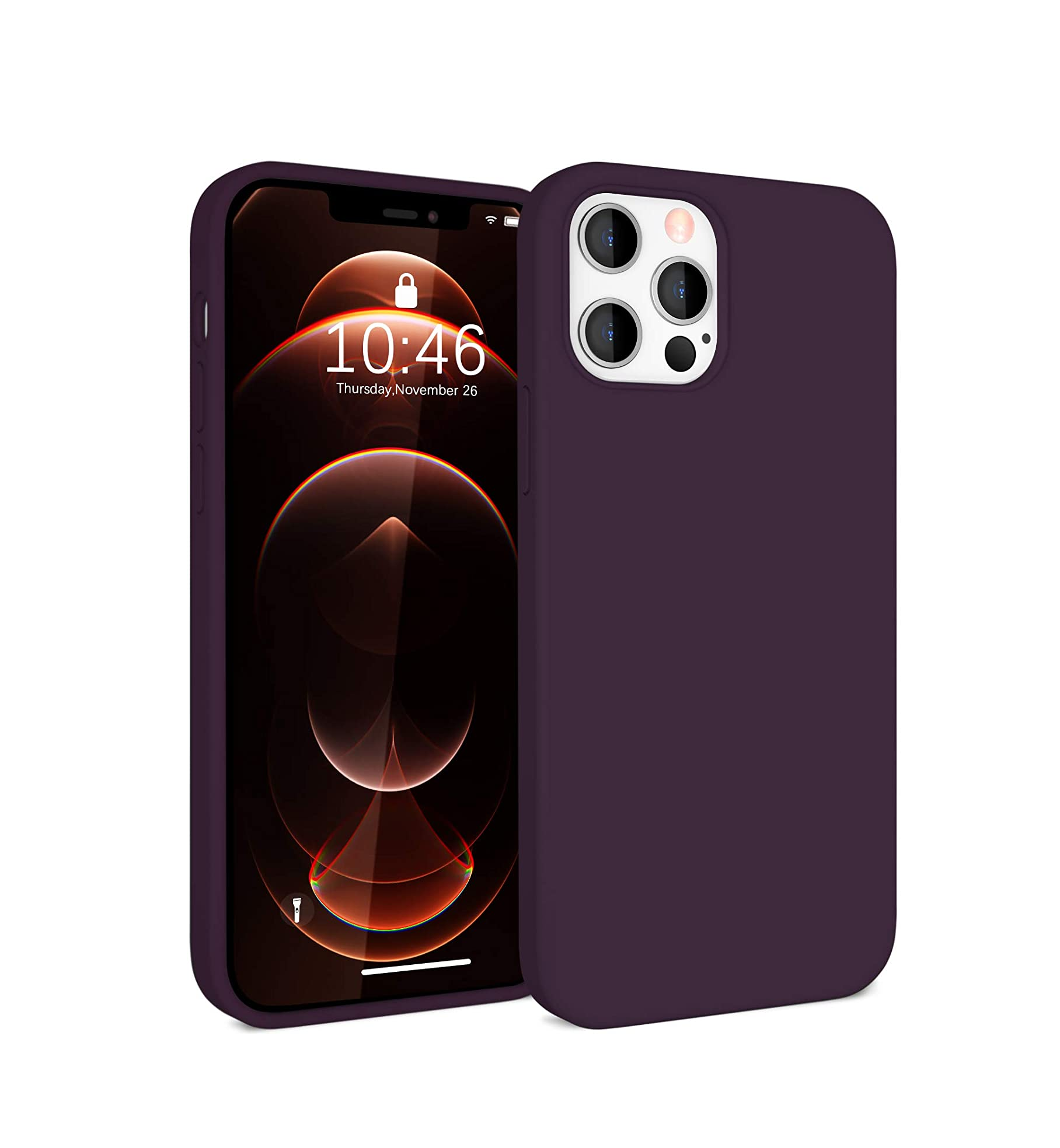 TPU SILICONE IPHONE 12 PRO MAX LILA 6.7