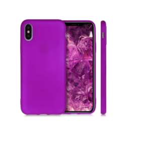TPU SILICONE IPHONE XS LILA