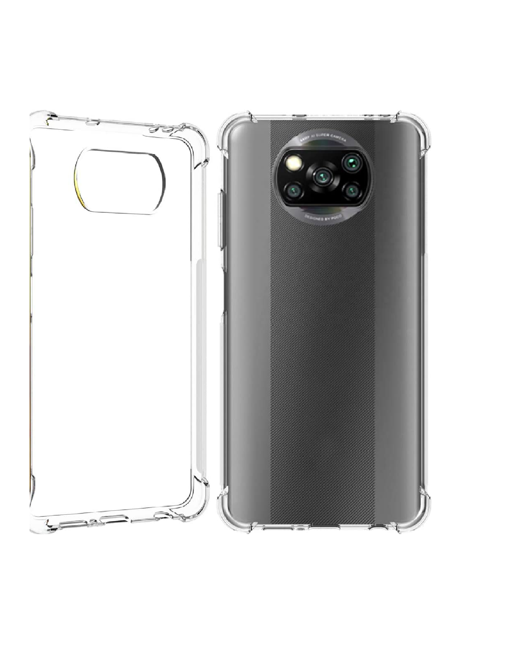 TPU REDMI POCO X3 TRANSPARENTE - Imagen 2