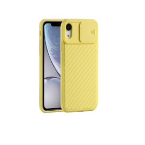 TPU IPHONE XR CUBRE CAMARA AMARILLO