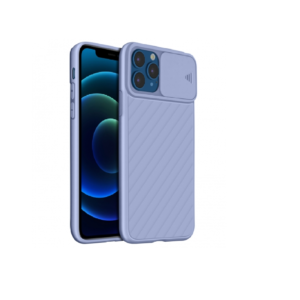 TPU IPHONE 12 PRO CUBRE CAMARA LILA