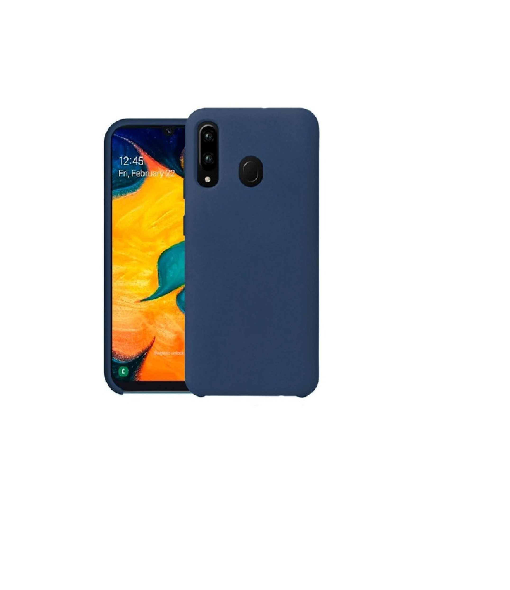 TPU SILICONE A20 AZUL