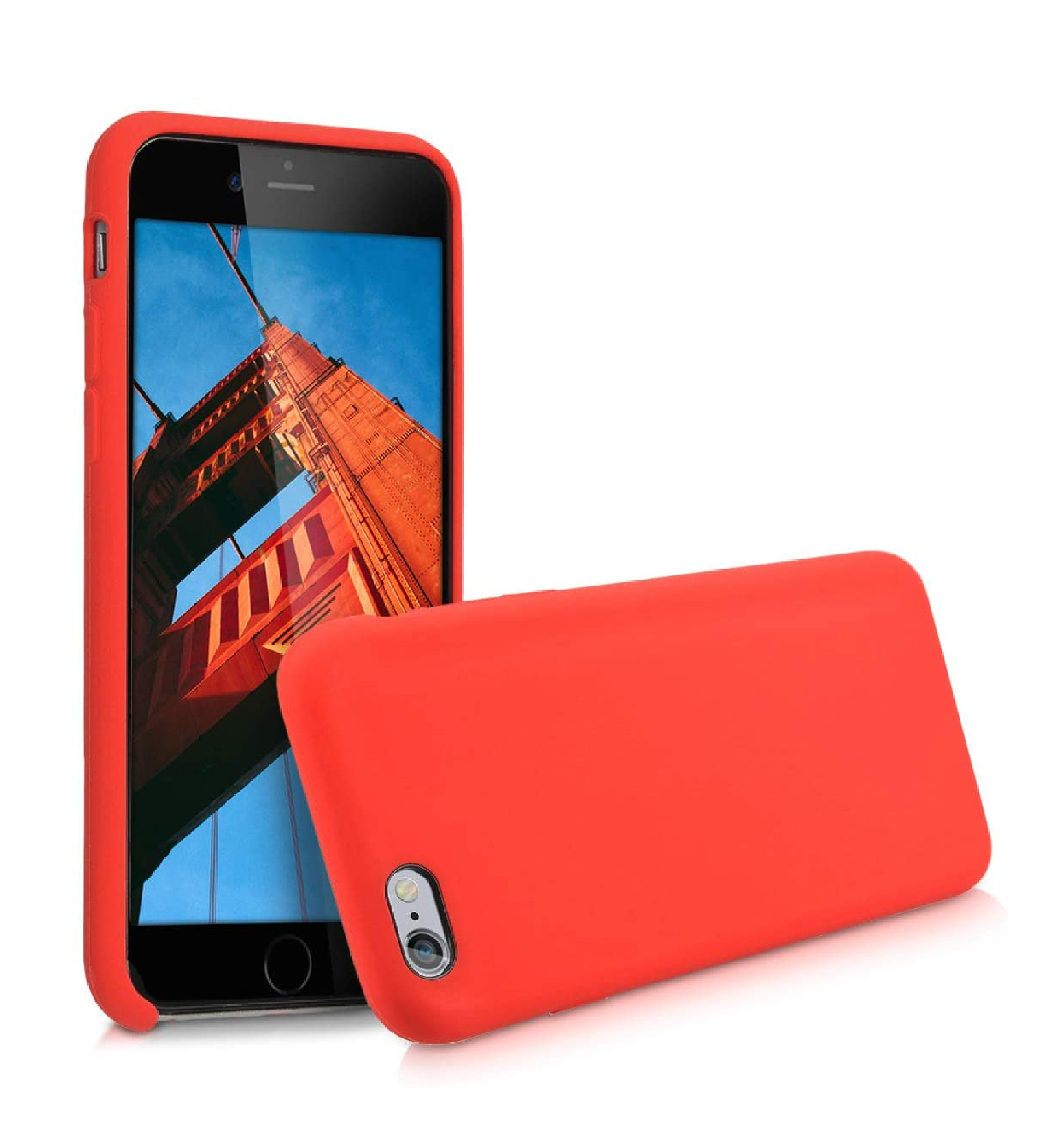 TPU SILICONE IPHONE 6 ROJO - Imagen 2