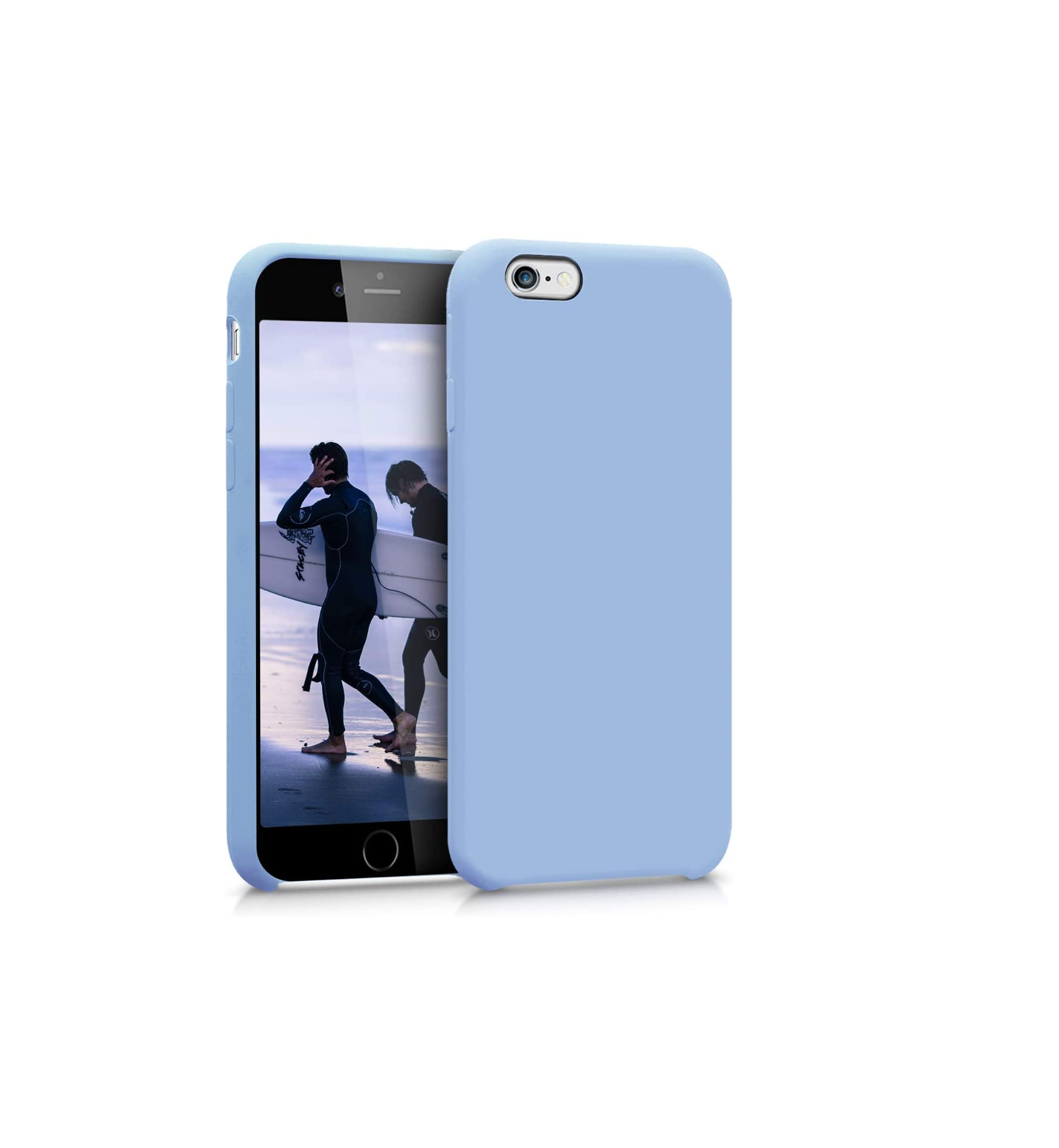TPU SILICONE IPHONE 6 CELESTE