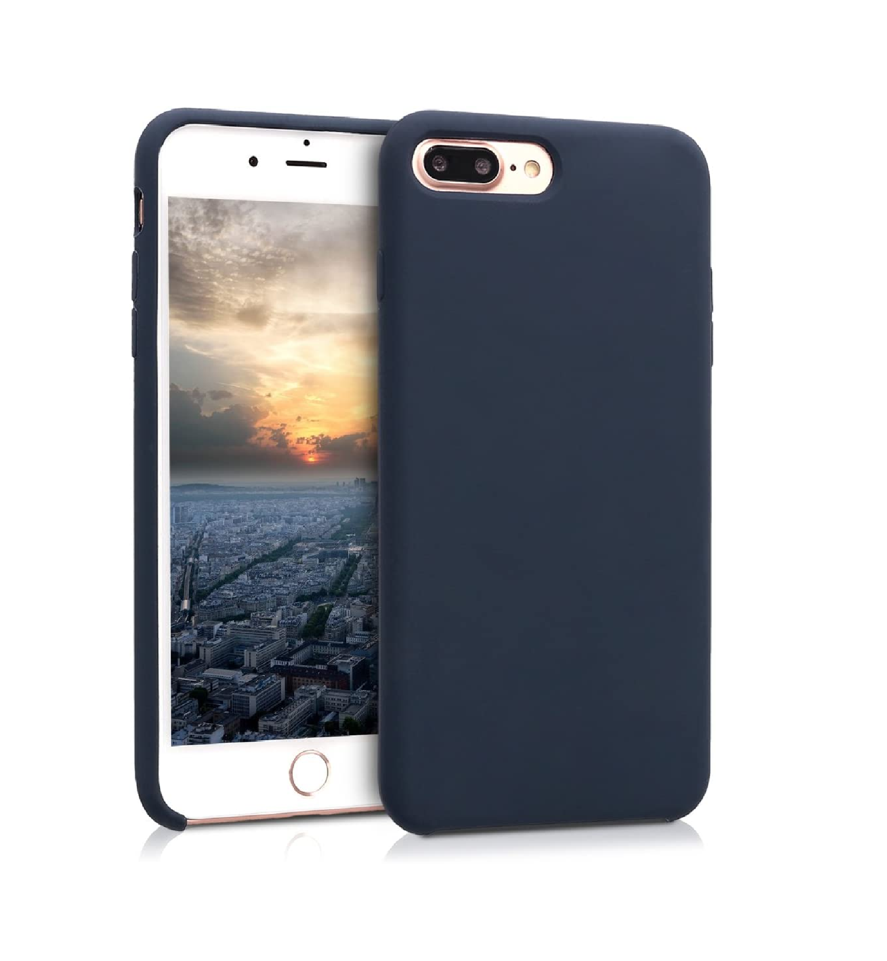 TPU SILICONE IPHONE 8 PLUS AZUL