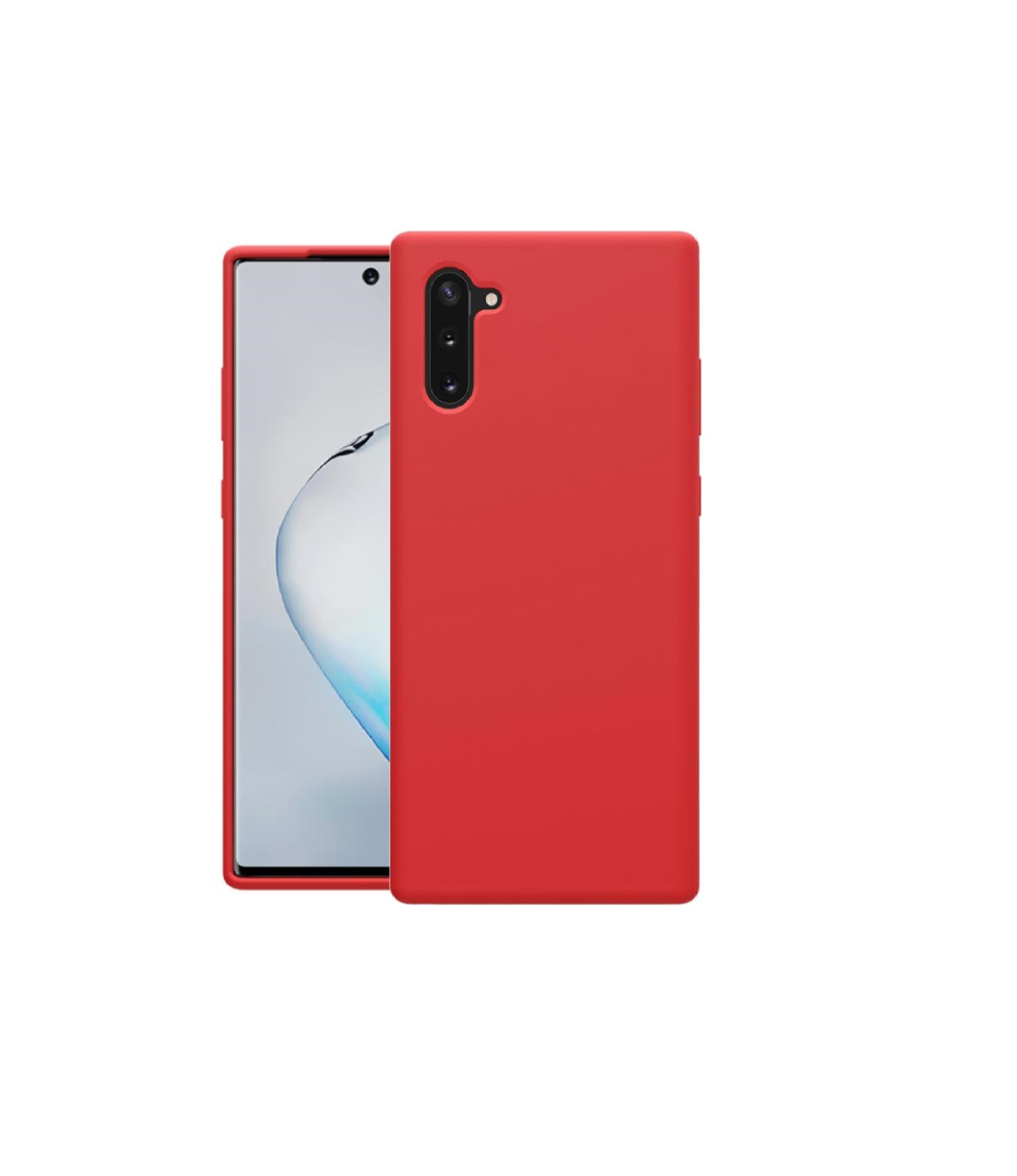 TPU SILICONE NOTE 10 ROJO - Imagen 2