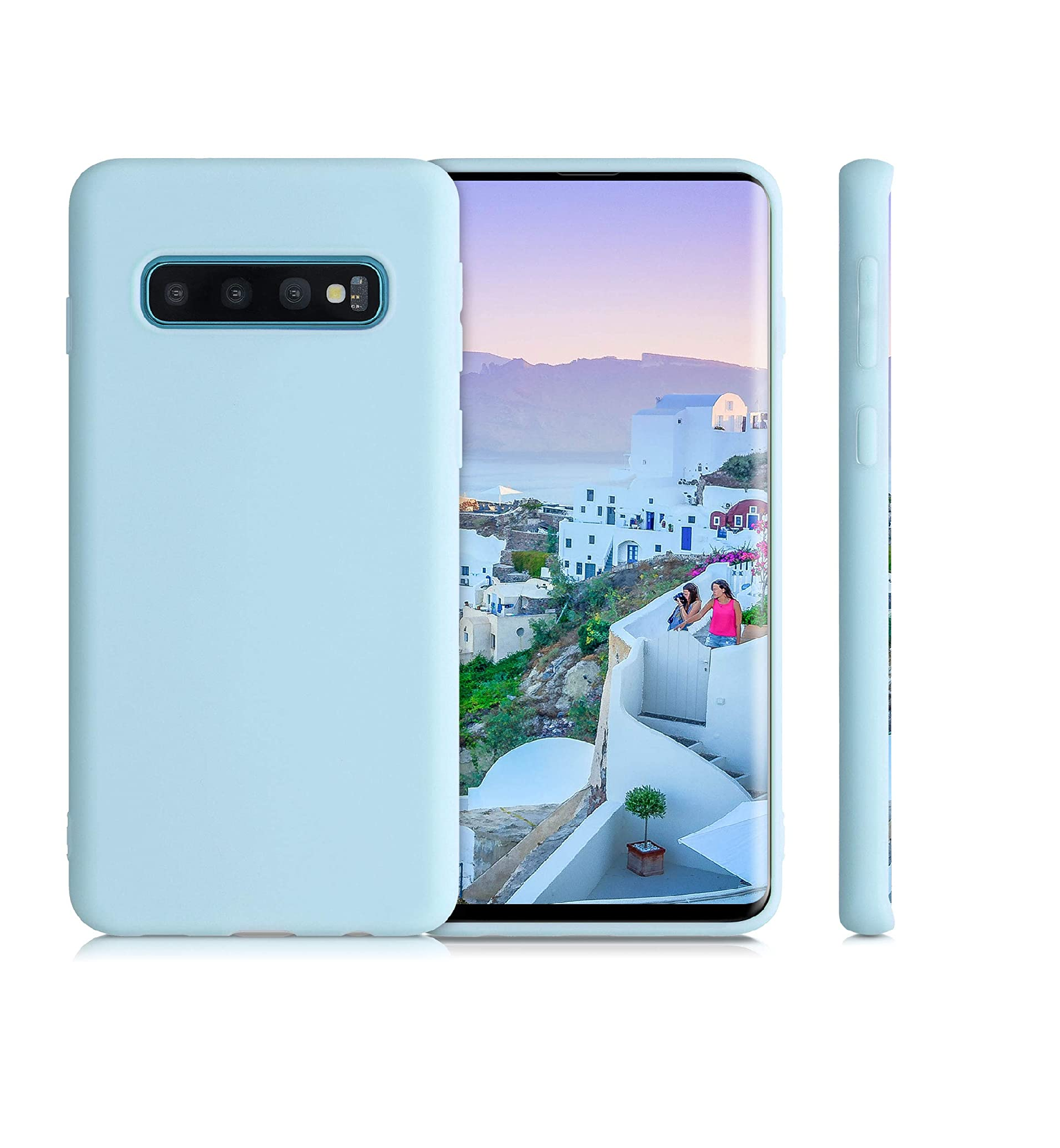 TPU SILICONE S10 CELESTE - Imagen 2