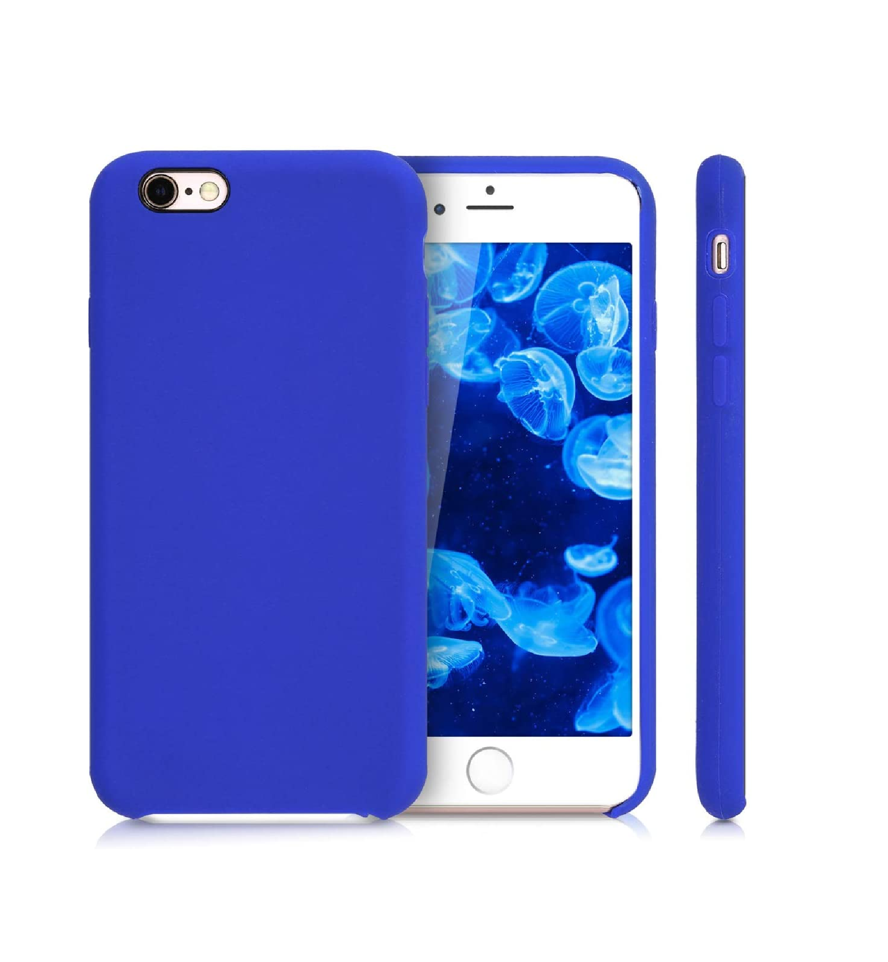 TPU SILICONE IPHONE 6 AZUL FRANCIA - Imagen 2