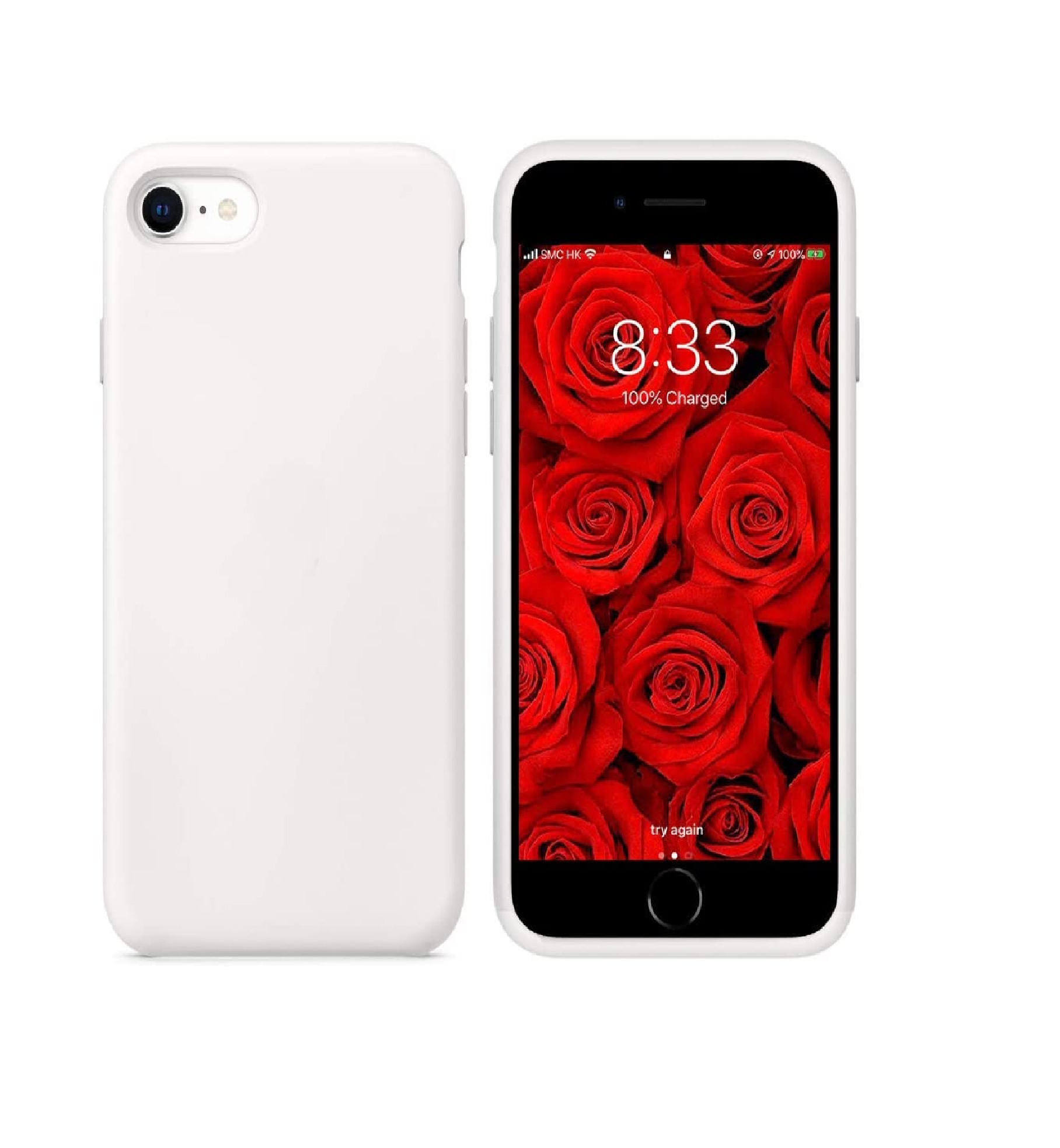 TPU SILICONE IPHONE 8 BLANCO