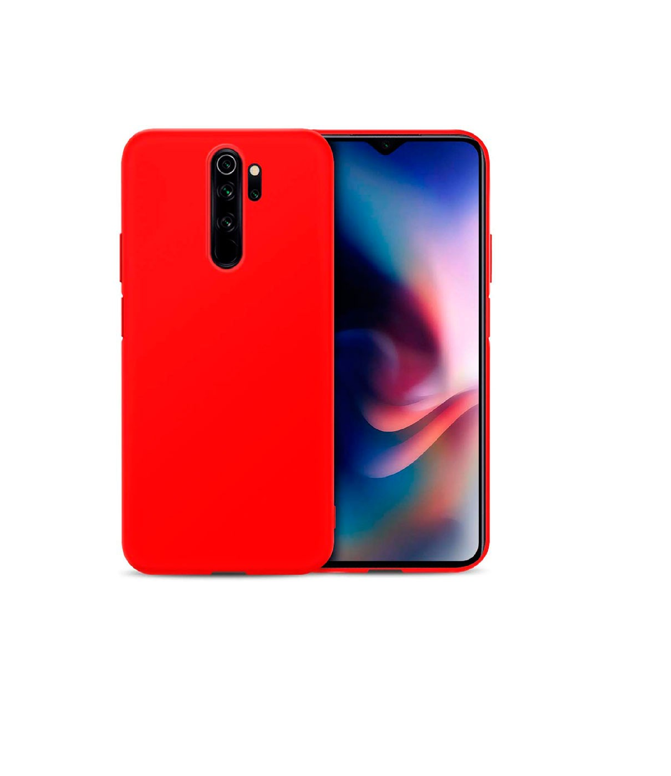 TPU SILICONE MI NOTE 8 PRO ROJO