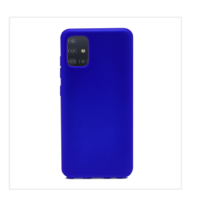 TPU SILICONE A71 AZUL FRANCIA