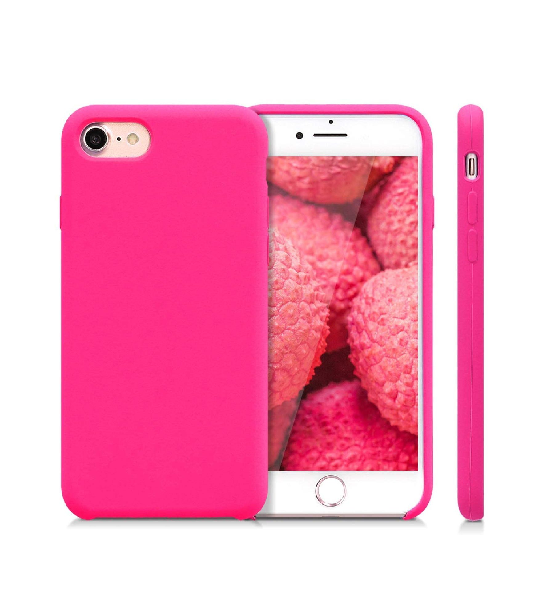 TPU SILICONE IPHONE 8 FUXIA - Imagen 3