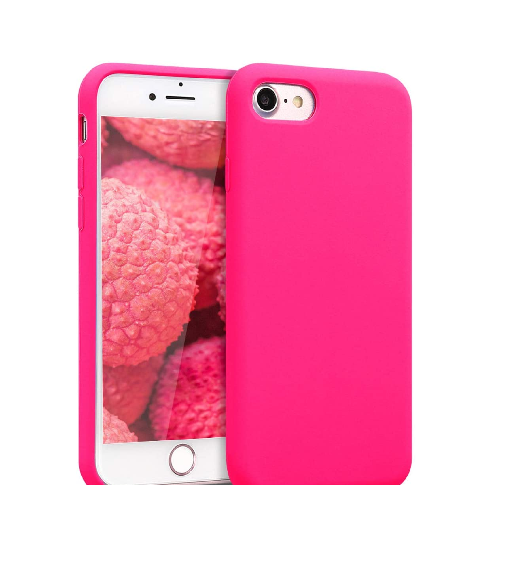TPU SILICONE IPHONE 8 FUXIA