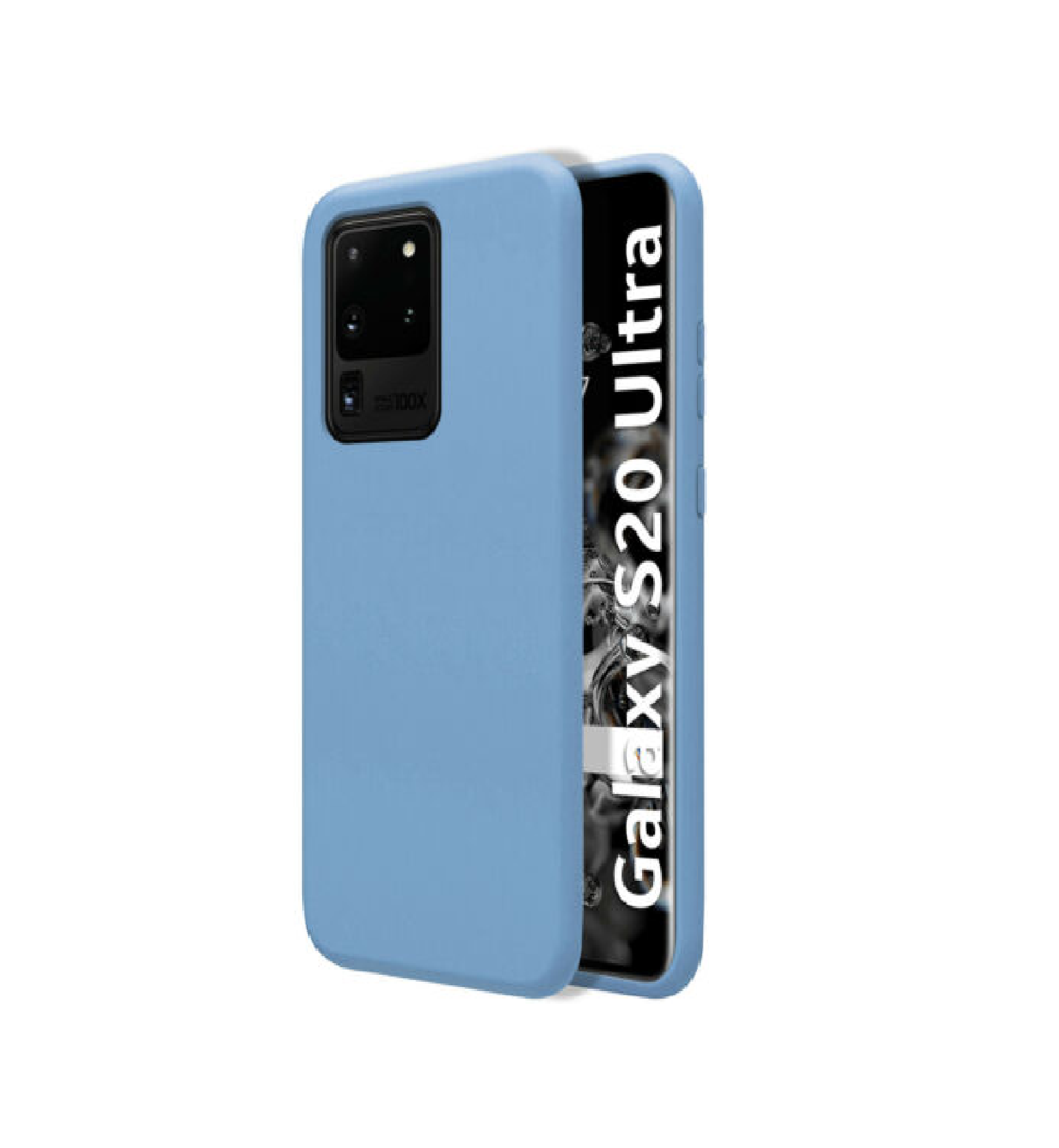 TPU SILICONE S20 ULTRA CELESTE