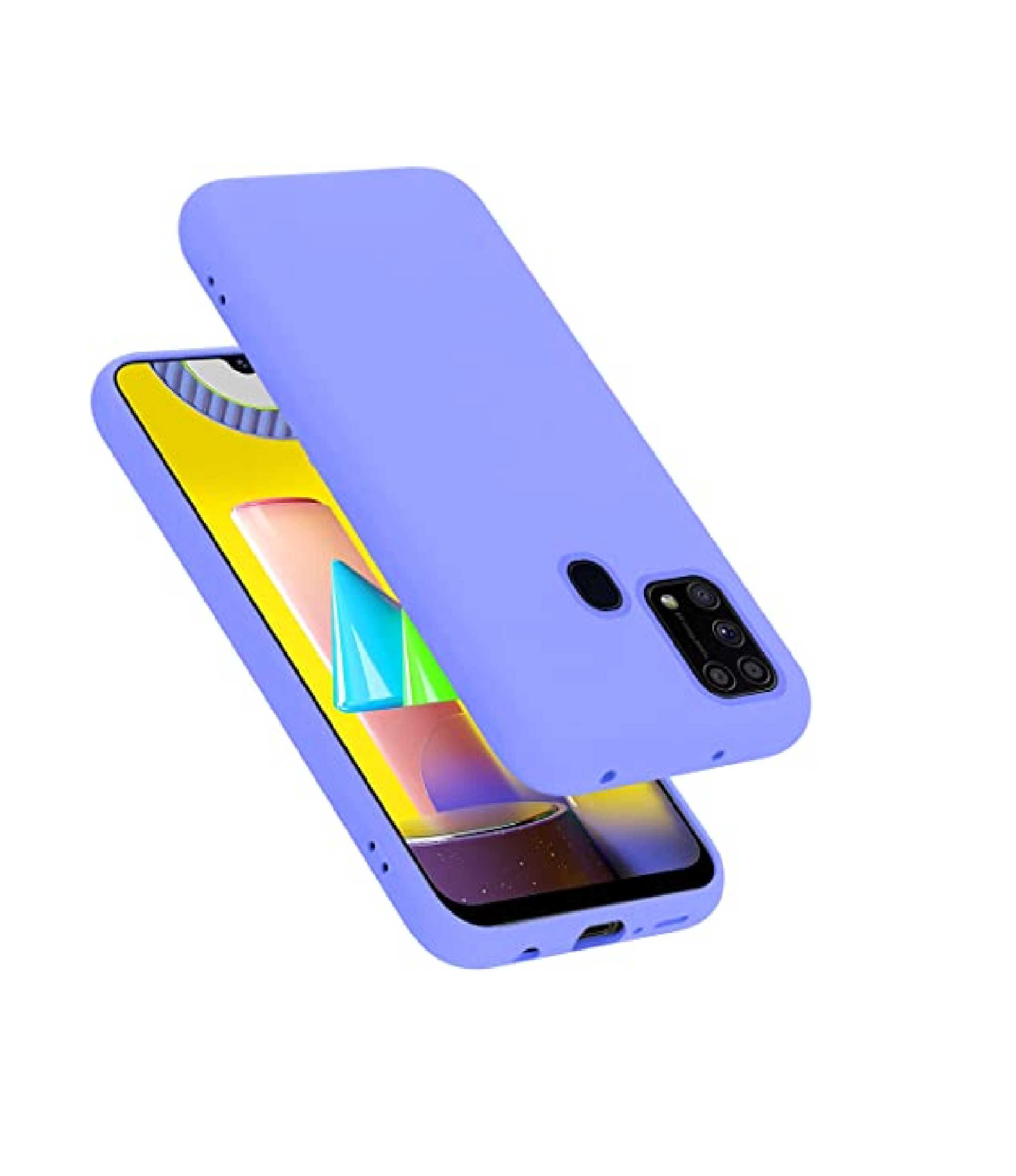 TPU SILICONE M31 LILA