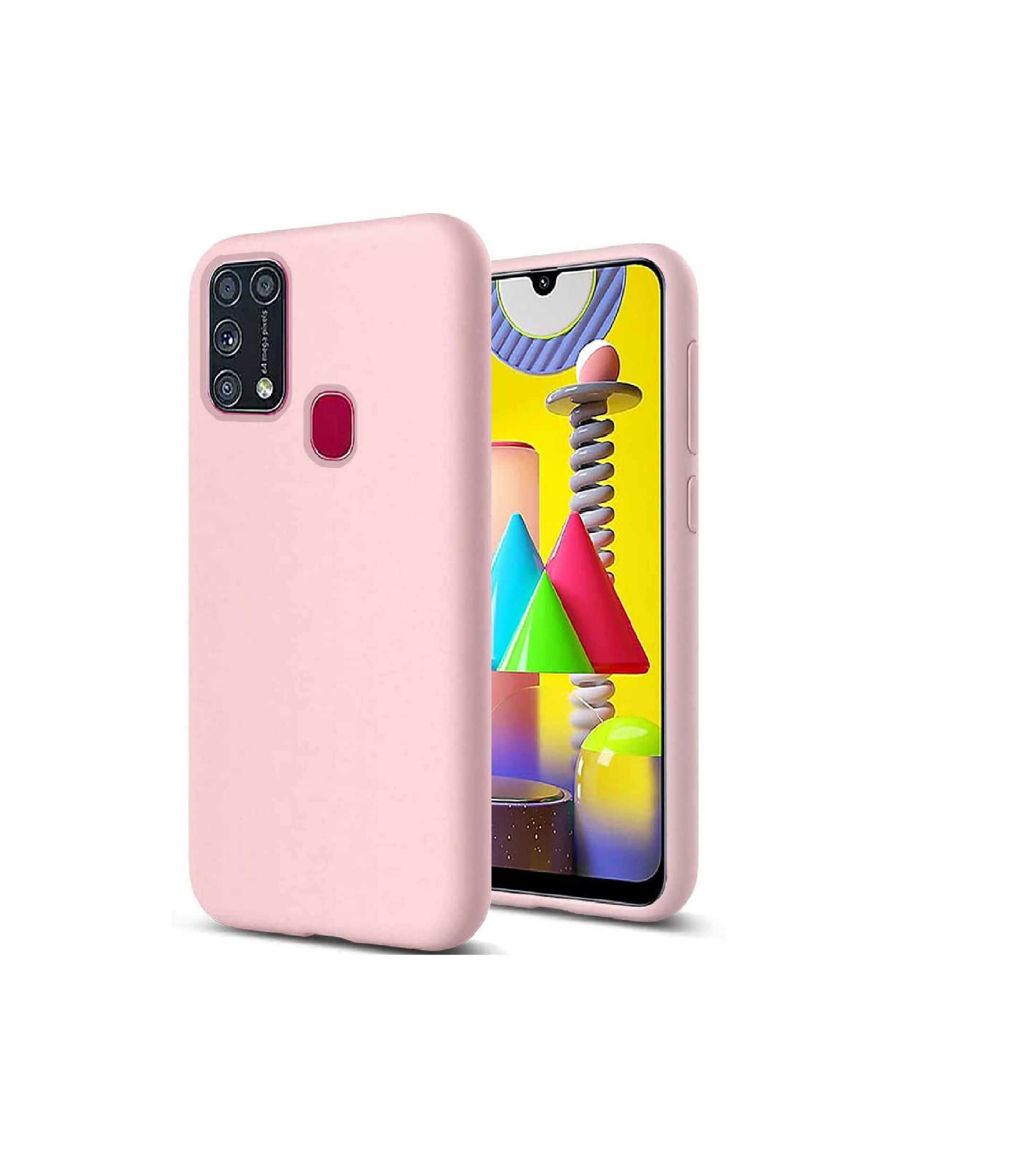 TPU SILICONE M31 ROSA