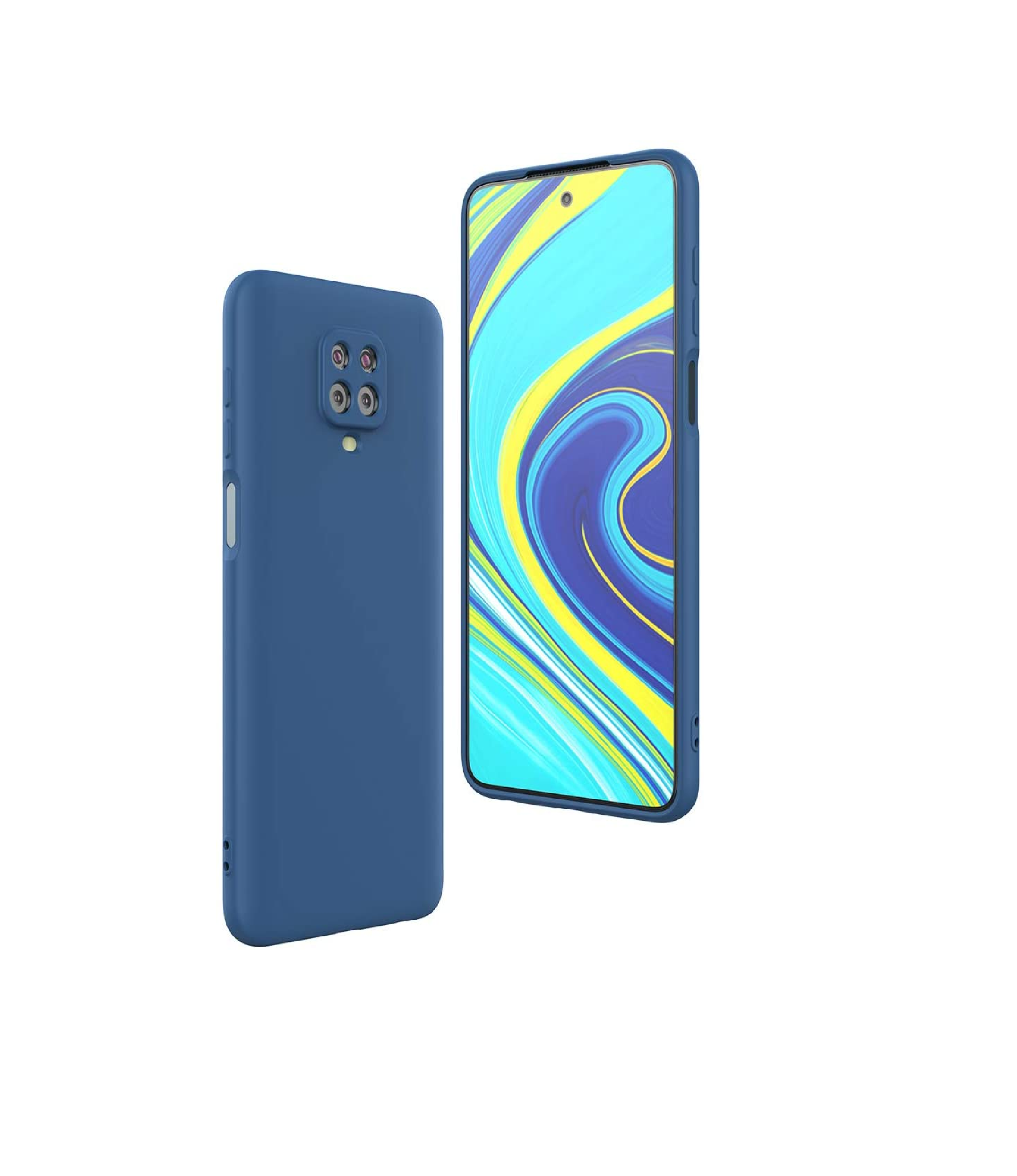 TPU SILICONE REDMI NOTE 9 PRO AZUL 9S
