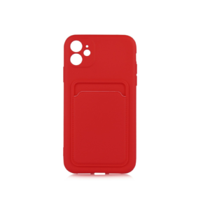TPU IPHONE 11 PORTA TARJETA ROJO 6.1