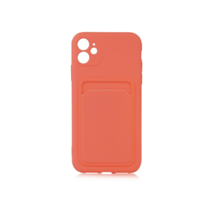 TPU IPHONE 11 PORTA TARJETA CORAL 6.1