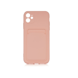 TPU IPHONE 11 PORTA TARJETA ROSA 6.1