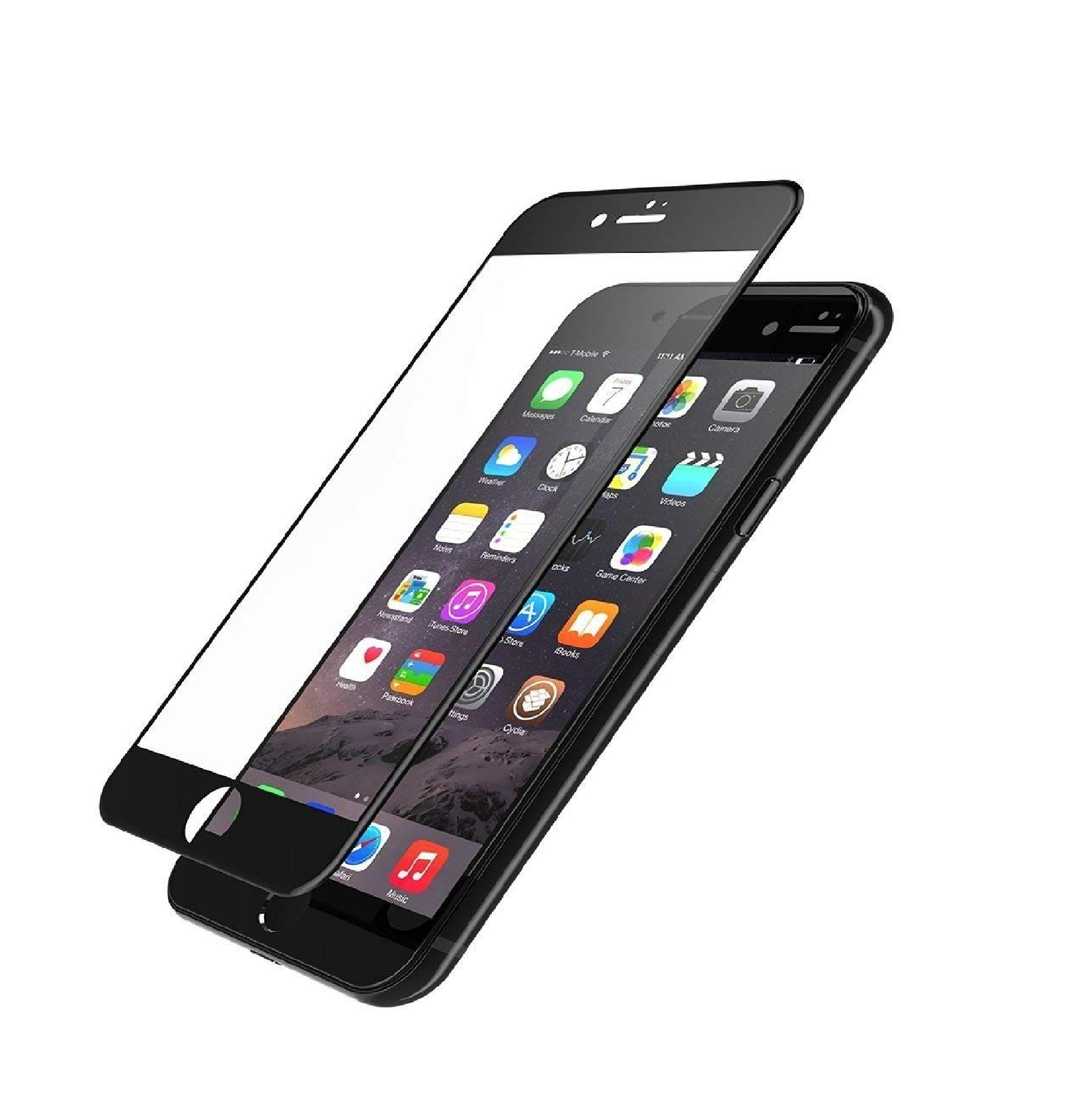 GLASS IPHONE 6 5D NEGRO