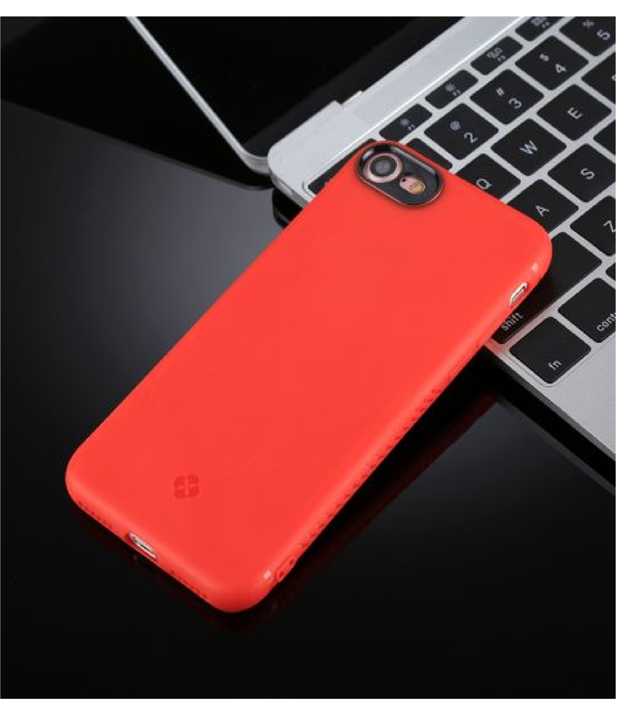 TPU IPHONE 8 TOTU SOFT ROJO - Imagen 2