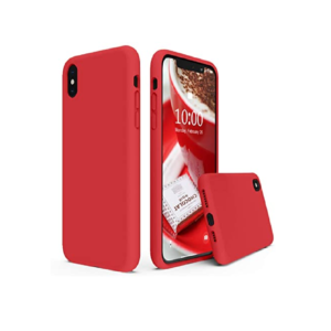 TPU SILICONE IPHONE XS MAX ROJO