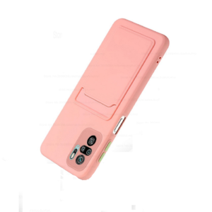 TPU NOTE 10 PRO PORTA TARJETA ROSA