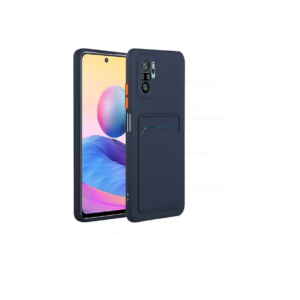 TPU NOTE 10 PRO PORTA TARJETA AZUL