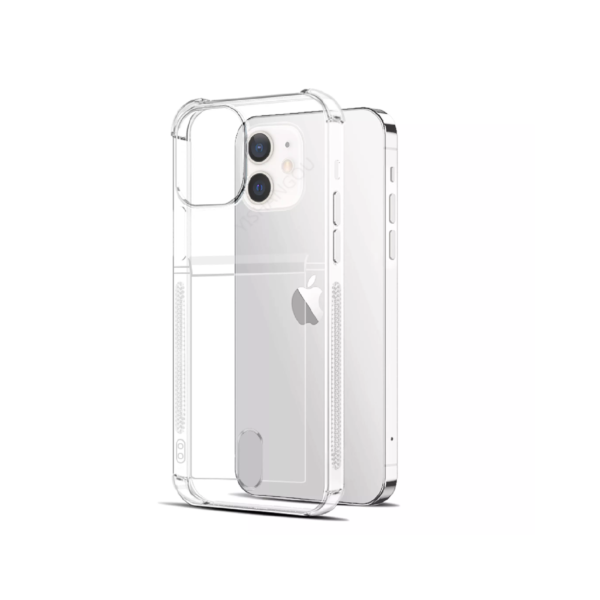 Portadocumentos Iphone TPU IPHONE 12 PORTA TARJETA TRANSPARENTE